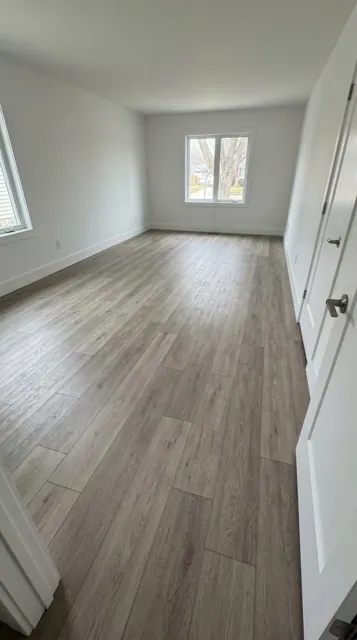 Luxury vinyl plank waterproof flooring in a Seattle home