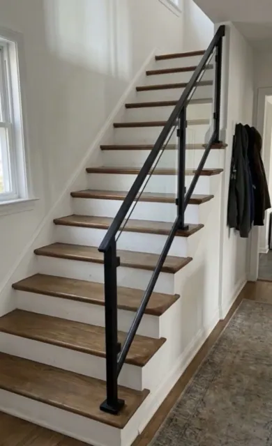 Hardwood stair treads